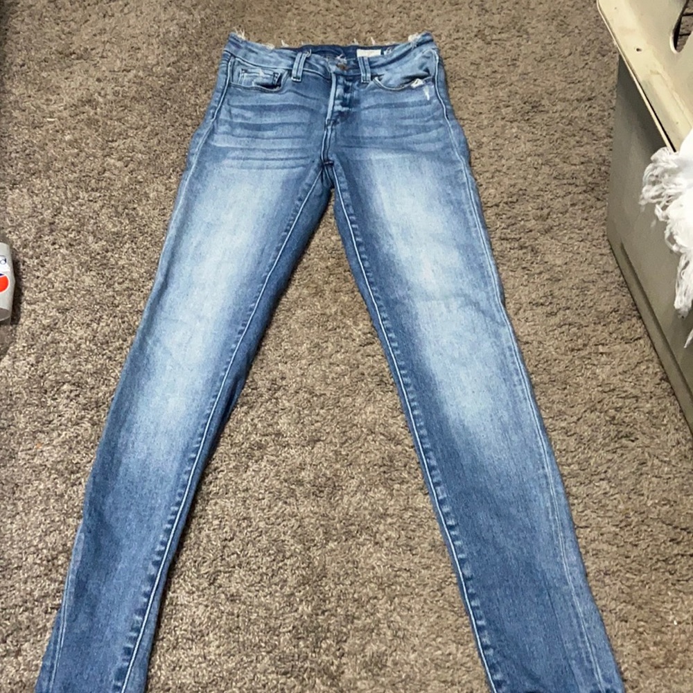 Buckle Bridge by Gly light wash denim